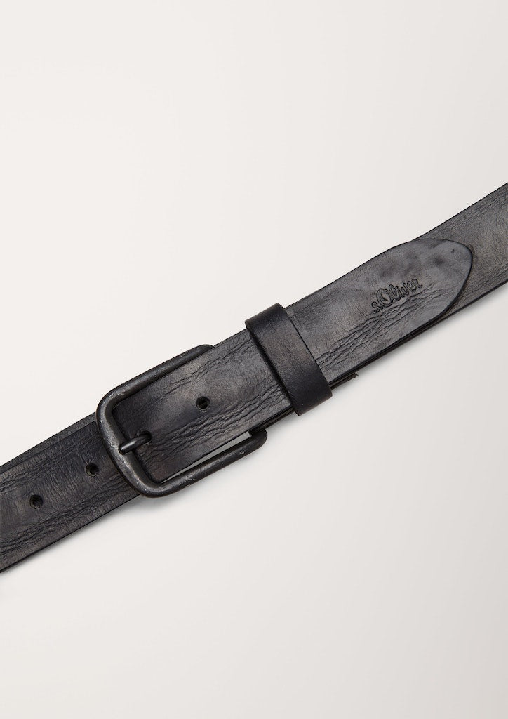 S. Oliver Herren Gürtel Black