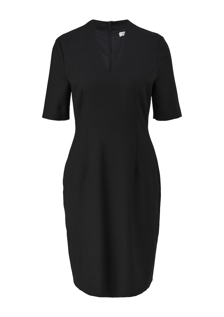 S. Oliver black Damen Kleider Grey/Black