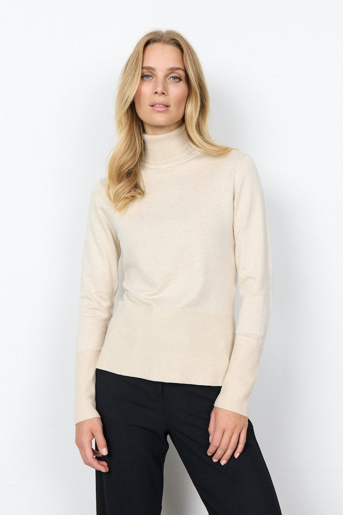 Soya Concept Damen Pullover Cream Melange