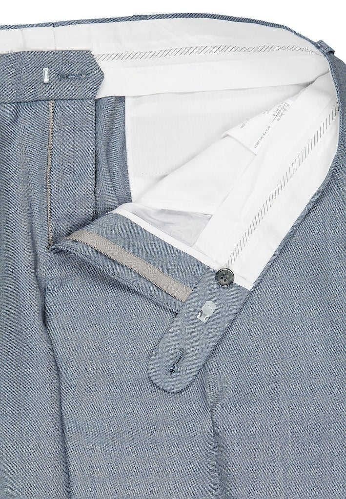 Carl Gross Herren Hosen Blau Hell