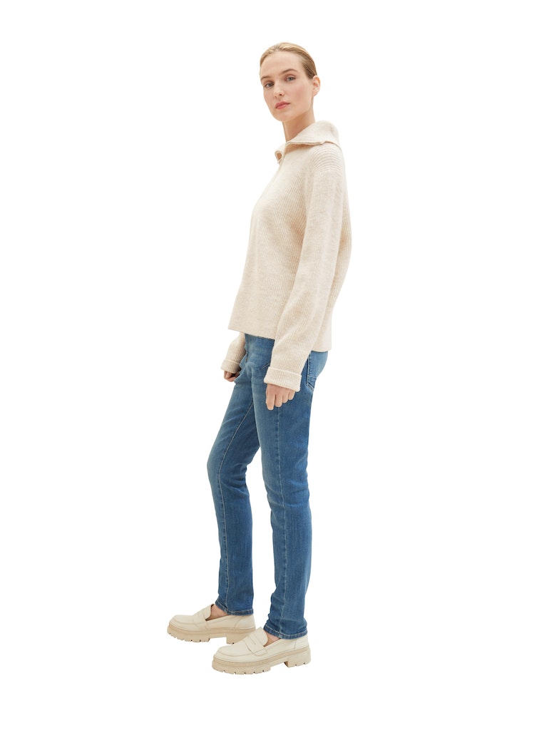 Tom Tailor Damen Jeans Used Mid Stone