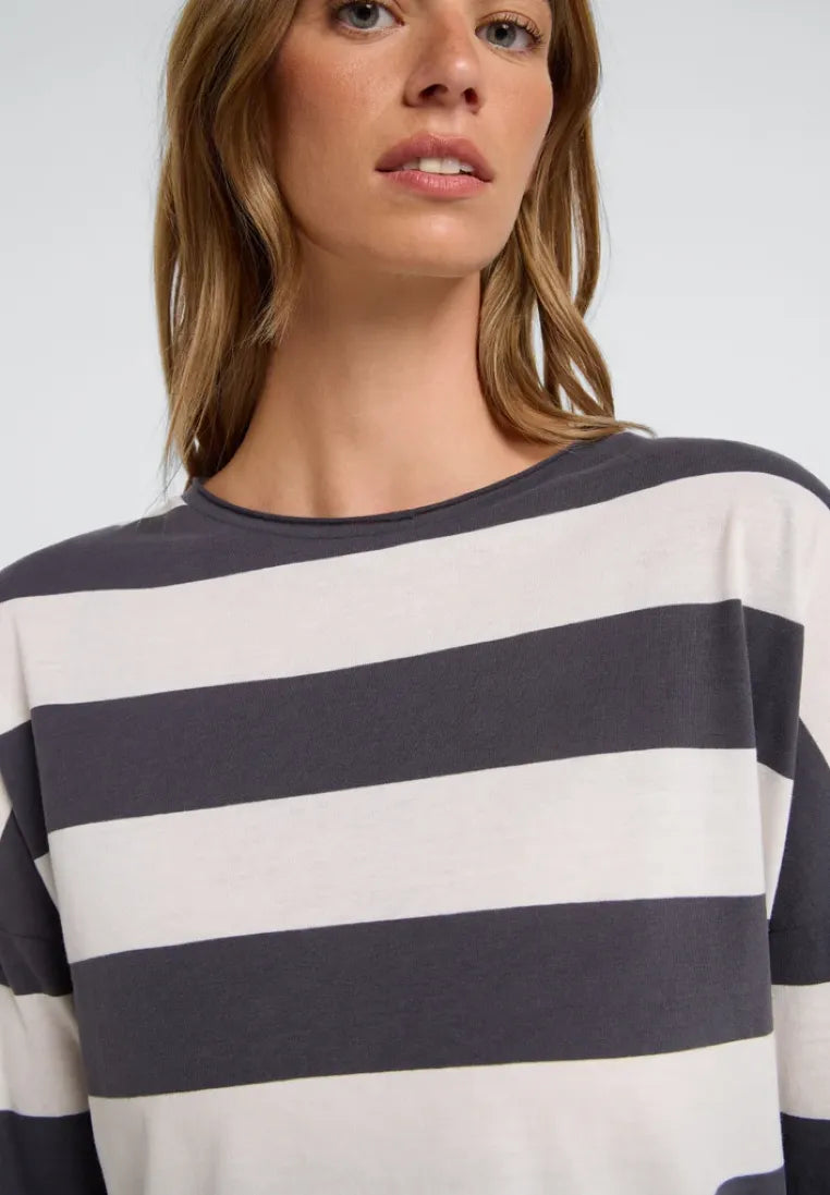 Elbsand Damen T-Shirts Charcoal_C