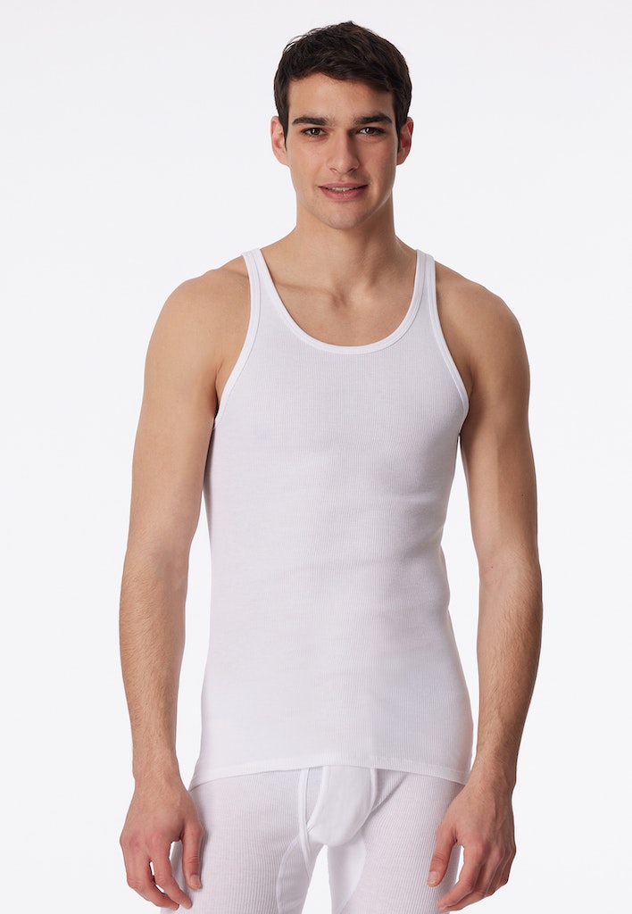Schiesser Hemd Weiss