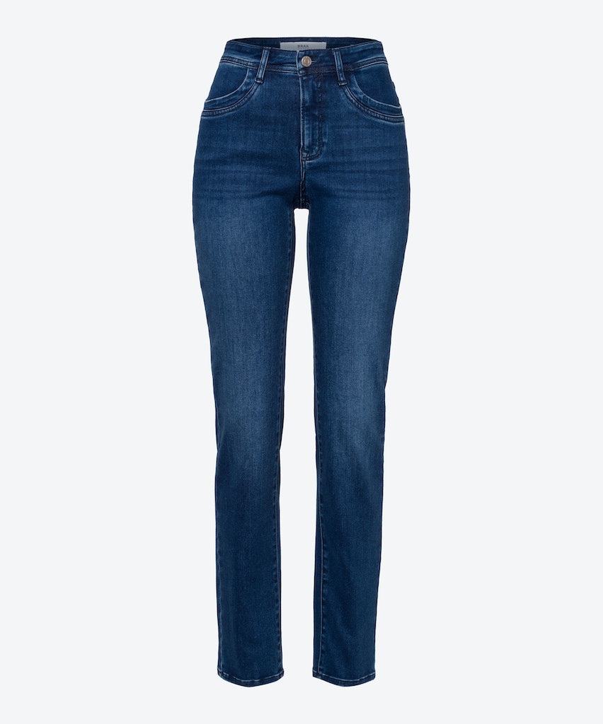 Brax Damen Jeans Used Regular Bl