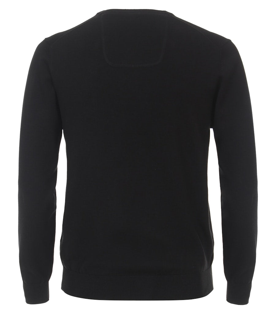 Casa Moda Herren Pullover  Schwarz