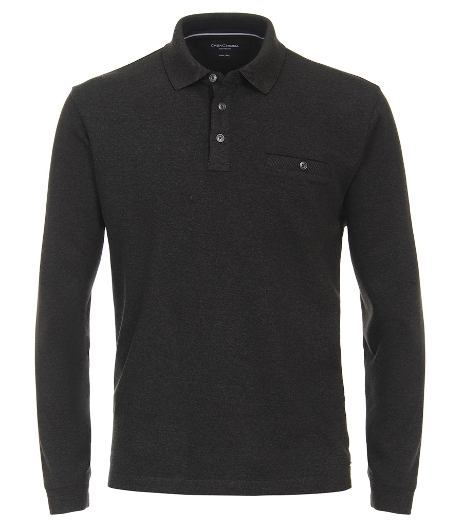 Casa Moda Herren T-Shirts kurz  Anthrazit
