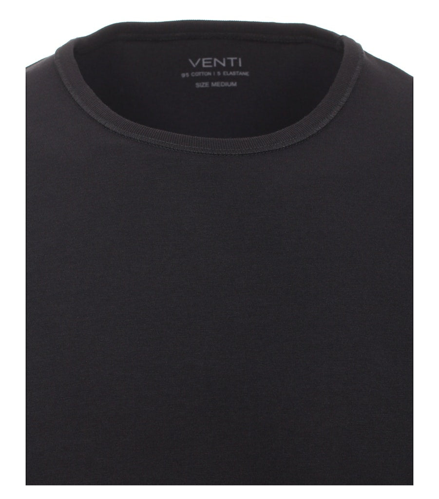 Casa Moda Herren T-Shirts kurz  Schwarz