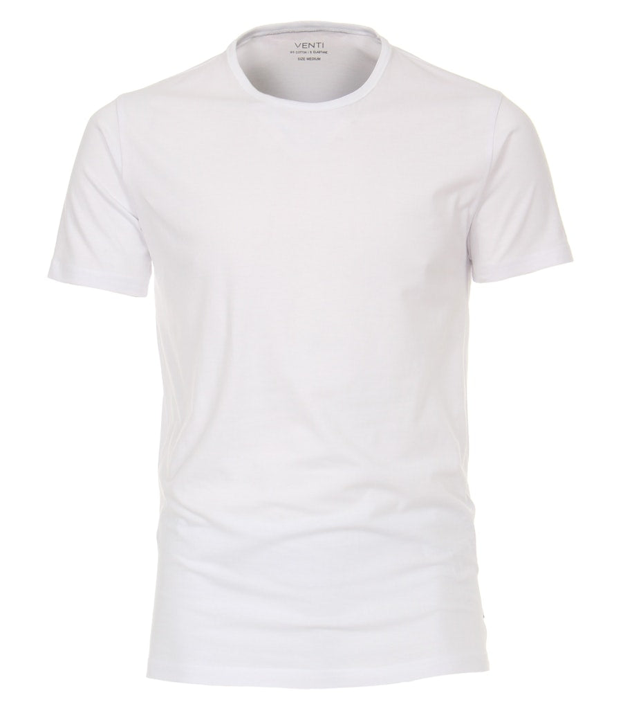 Venti Herren T-Shirts kurz   Weiss