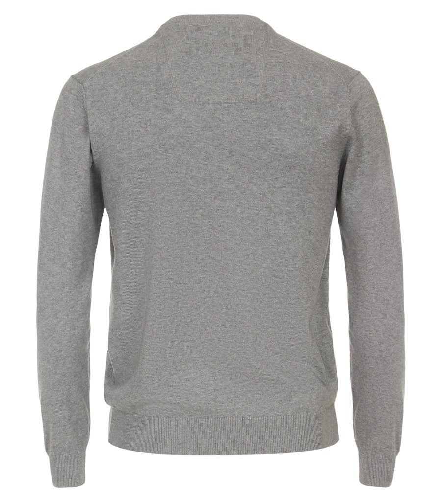 Casa Moda Herren Pullover Silber