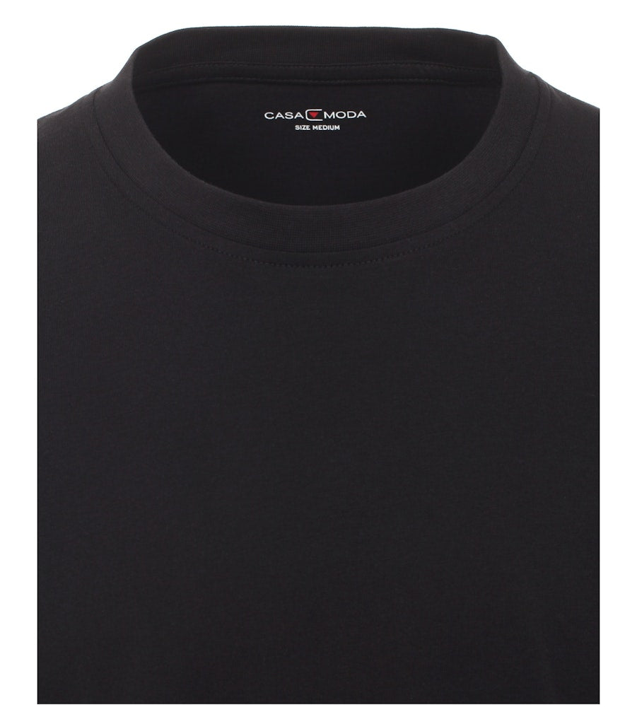 Casa Moda Herren T-Shirts kurz  Schwarz