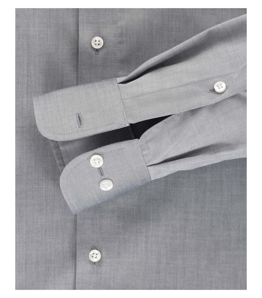 Casa Moda Herren Hemden lang  Silber