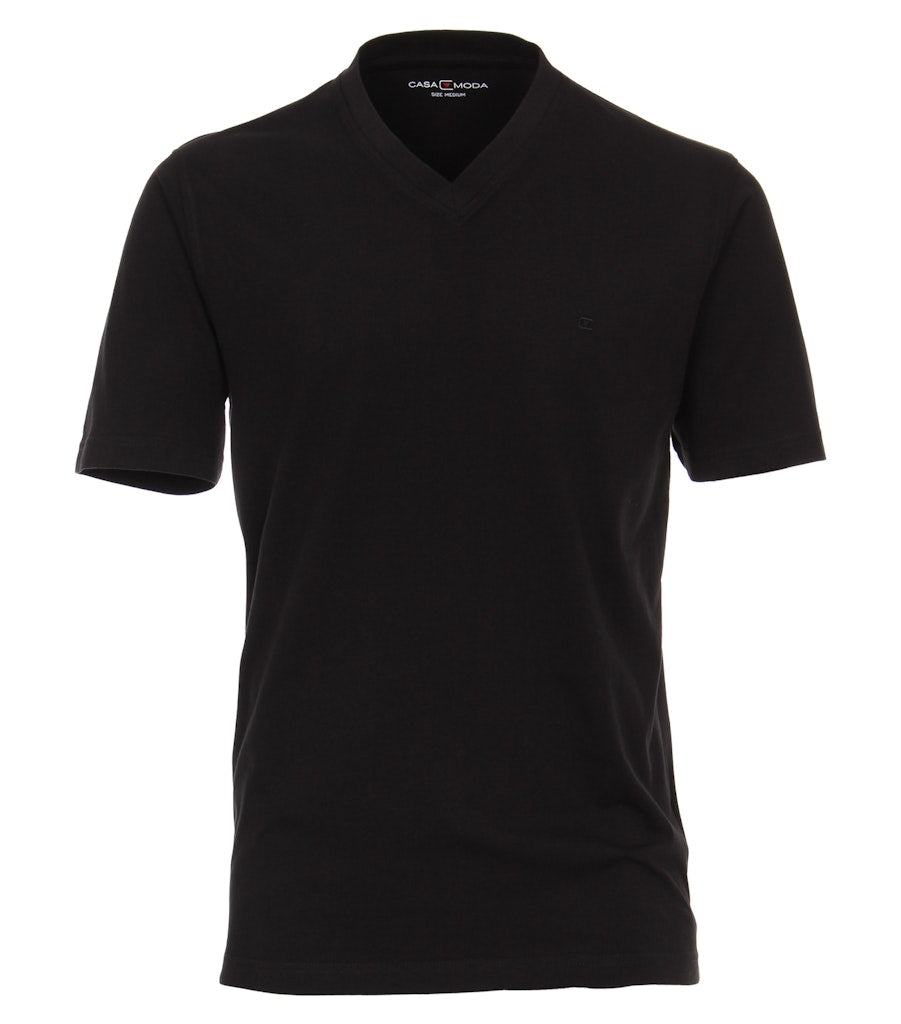 Casa Moda Herren T-Shirts kurz  Schwarz
