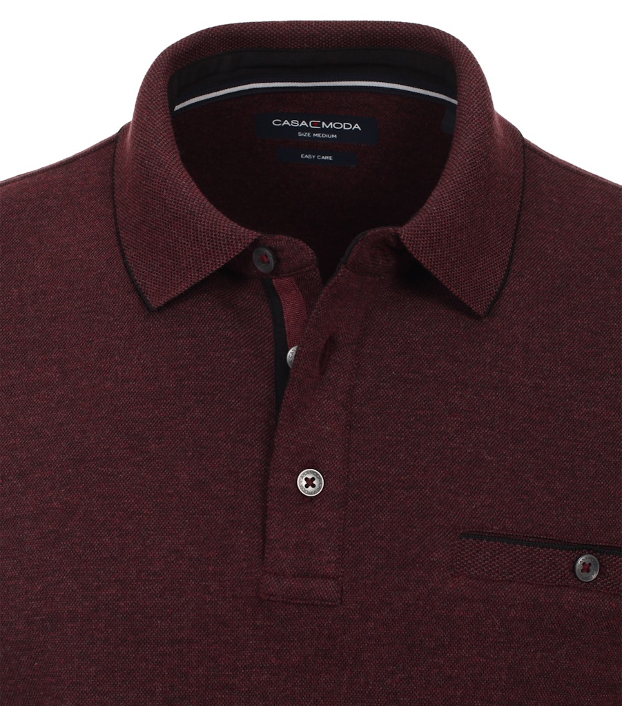 Casa Moda Herren T-Shirts kurz  Rot