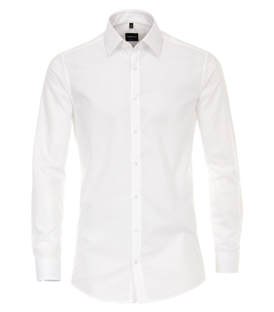 Casa Moda Herren Hemden lang  Weiss