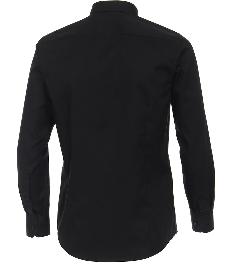 Casa Moda Herren Hemden lang  Schwarz