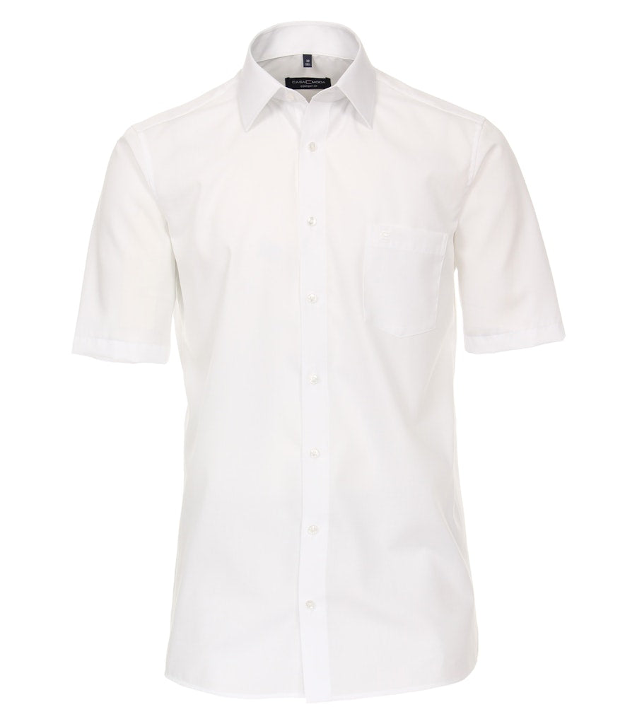 Casa Moda Herren Hemden kurz  Weiss