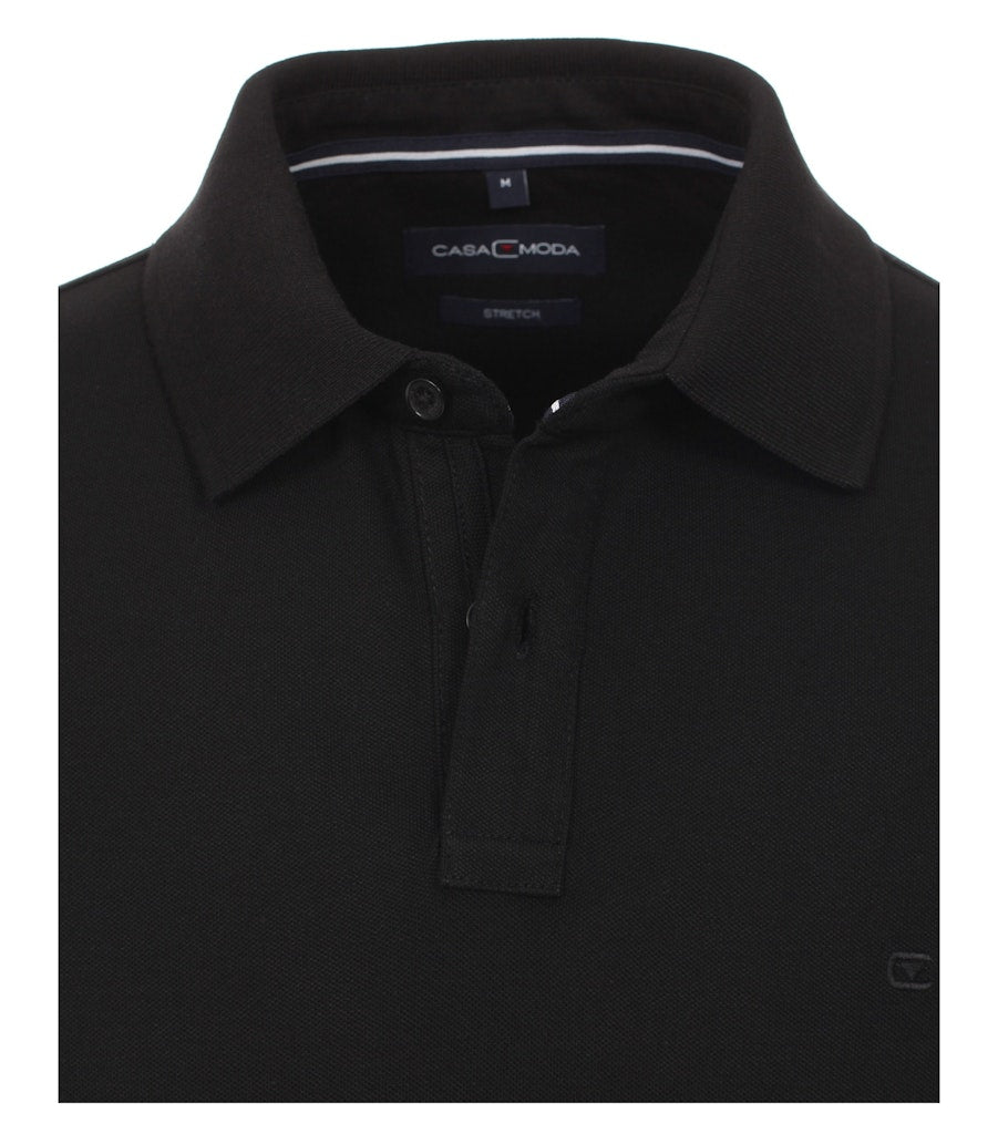 Casa Moda Herren Polo-Shirts  Schwarz