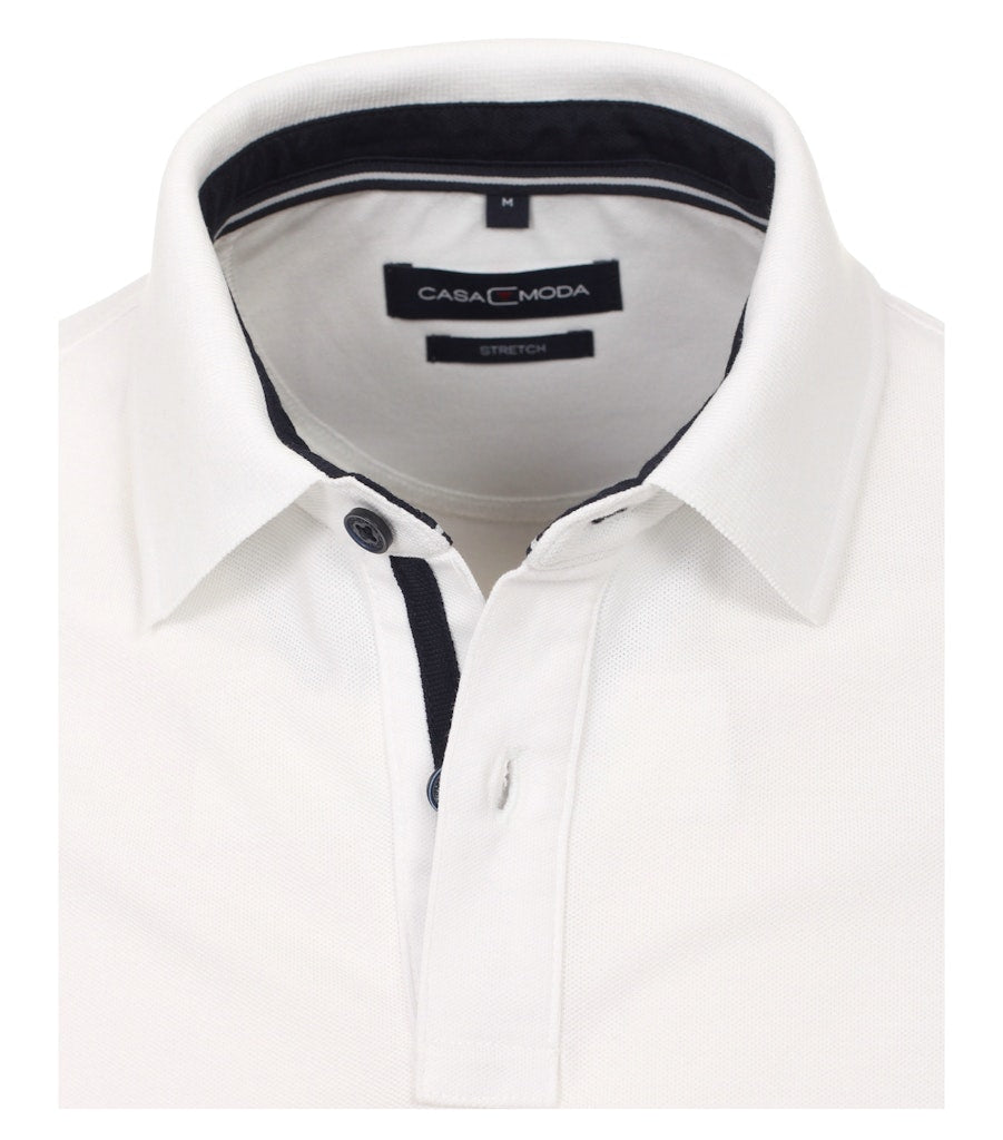Casa Moda Herren Polo-Shirts  Weiss