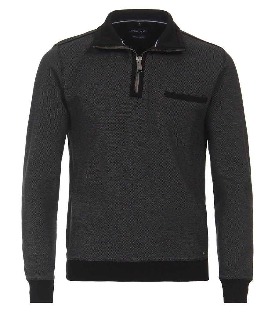 Casa Moda Herren Sweatshirts  Anthrazit