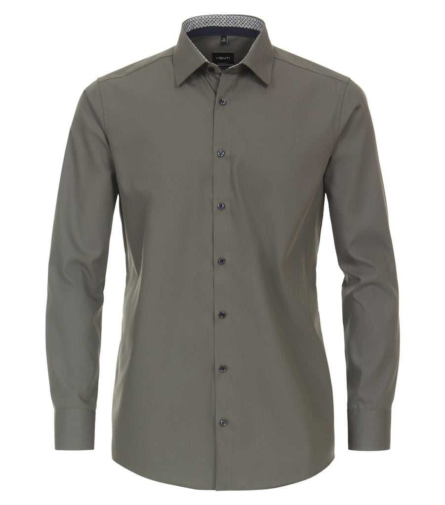 Casa Moda Herren Hemden lang  Gruen