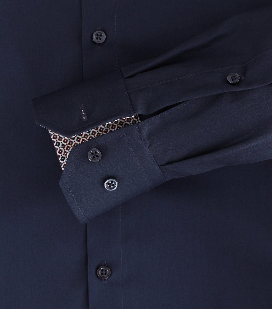 Casa Moda Herren Hemden lang  Blau