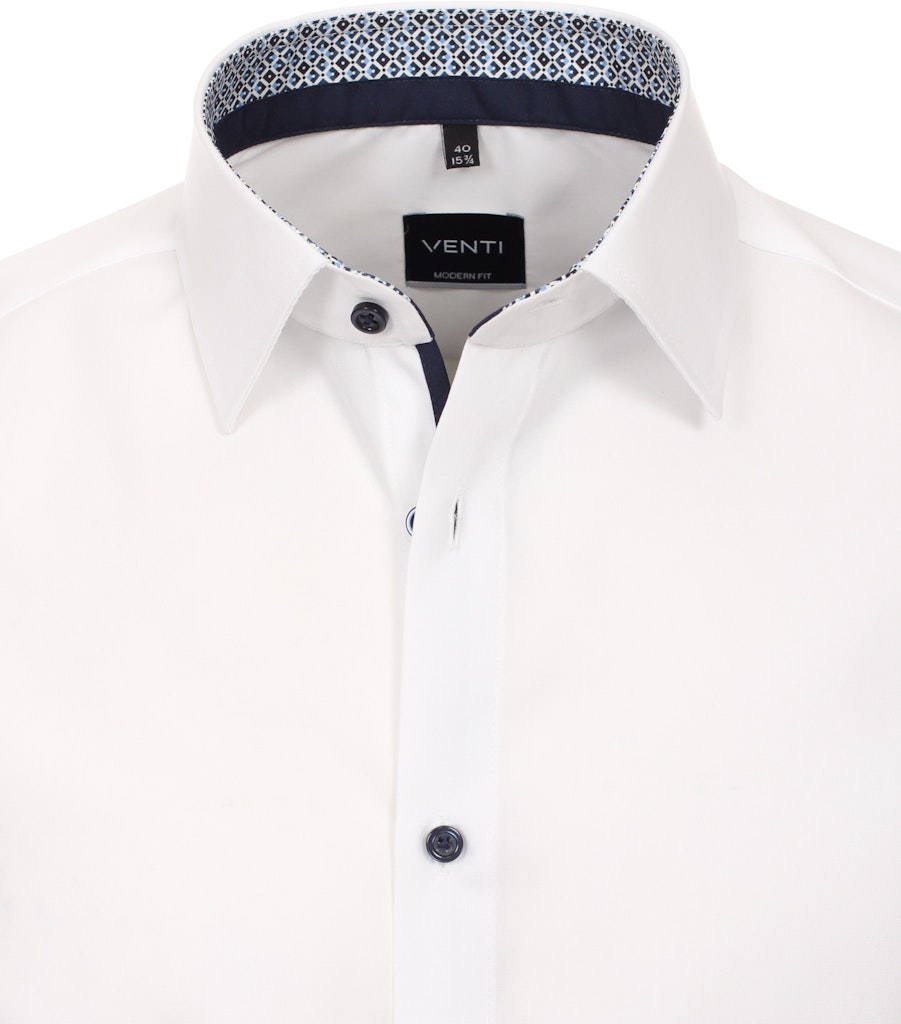 Casa Moda Herren Hemden lang  Weiss