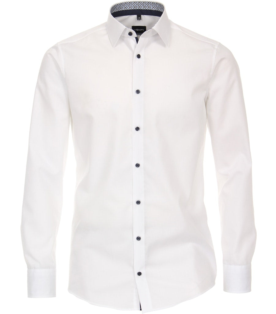 Casa Moda Herren Hemden lang  Weiss
