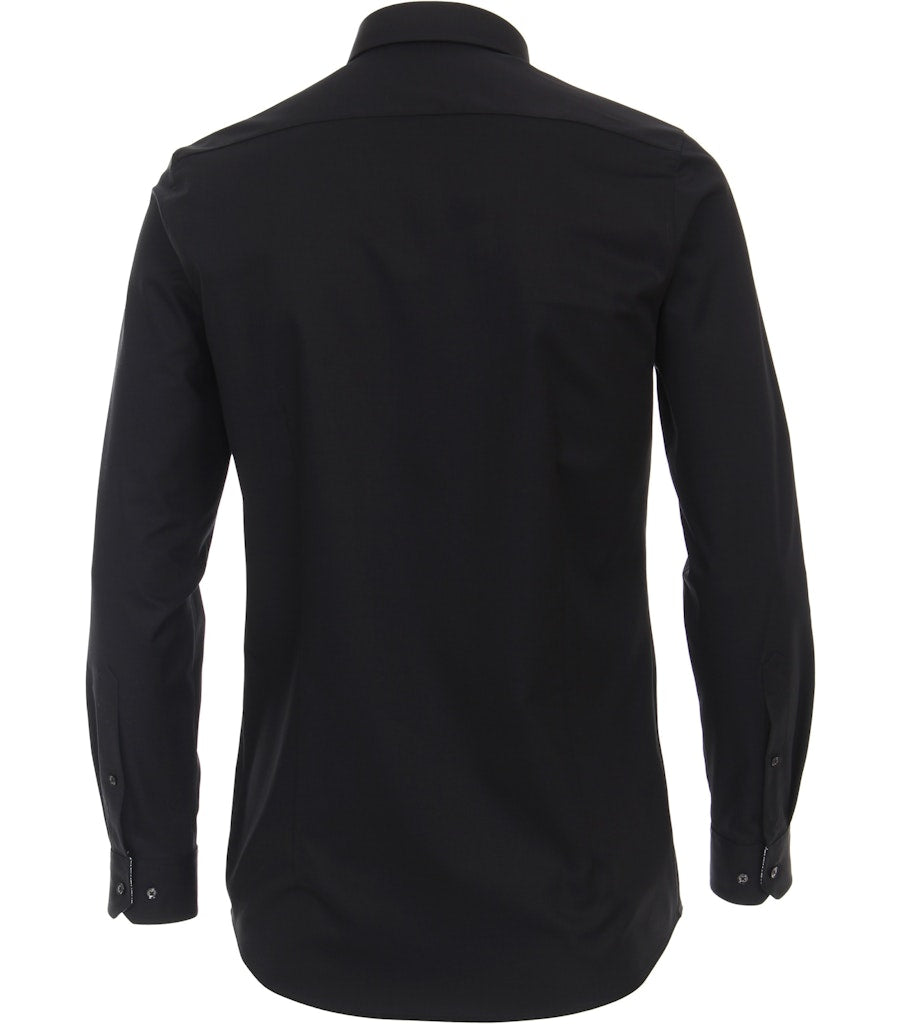 Casa Moda Herren Hemden lang  Schwarz