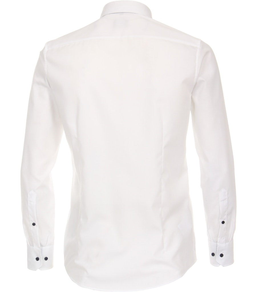 Casa Moda Herren Hemden lang  Weiss