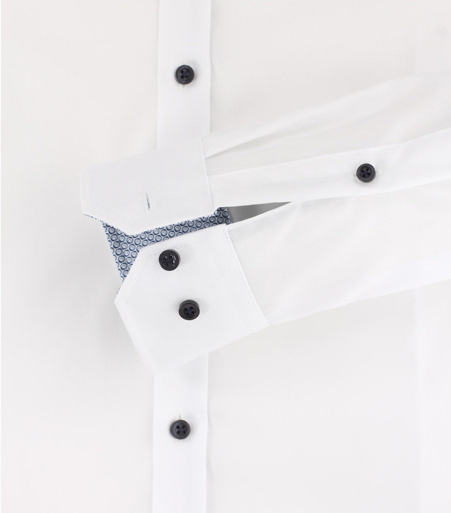 Casa Moda Herren Hemden lang  Weiss