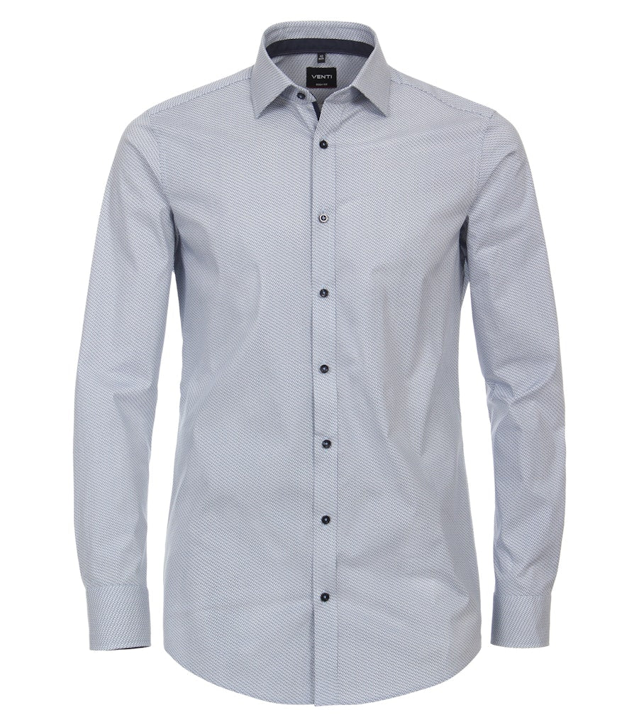 Casa Moda Herren Hemden lang  Blau