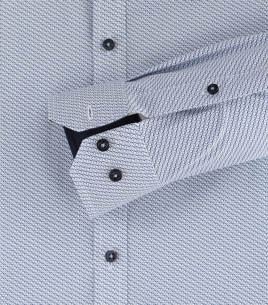 Casa Moda Herren Hemden lang  Blau
