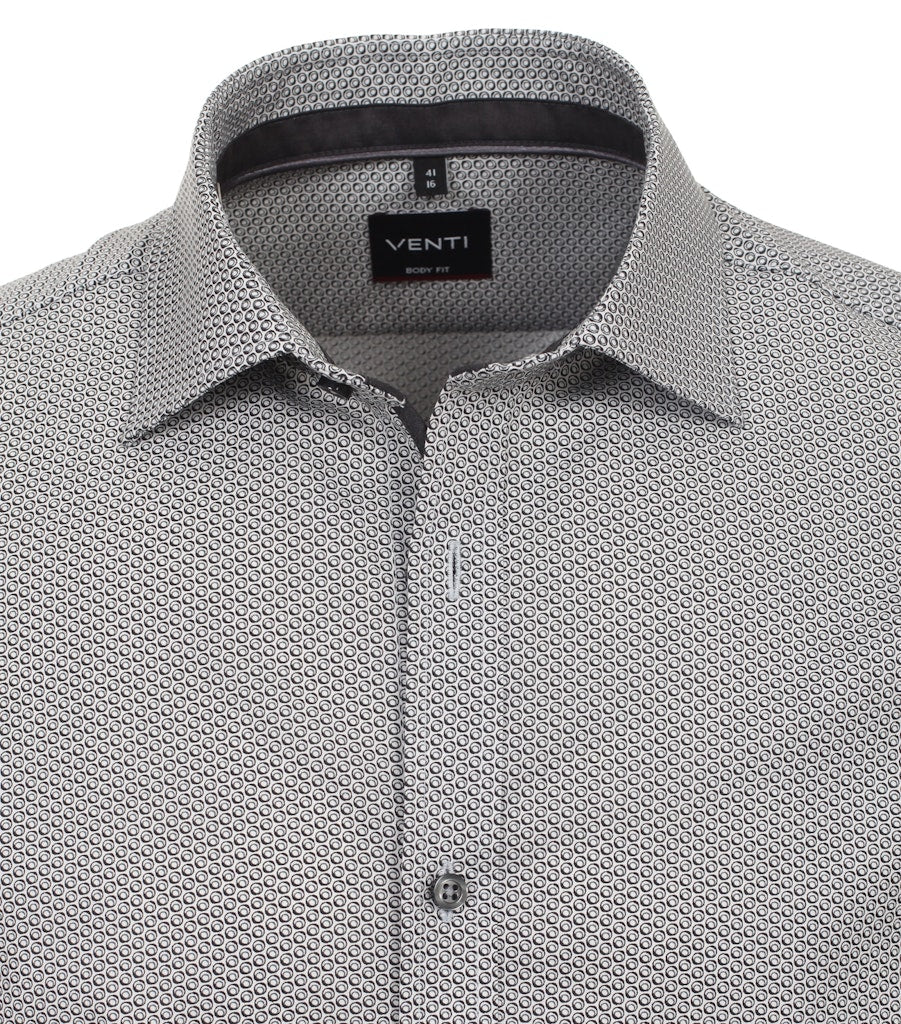 Casa Moda Herren Hemden lang  Schwarz