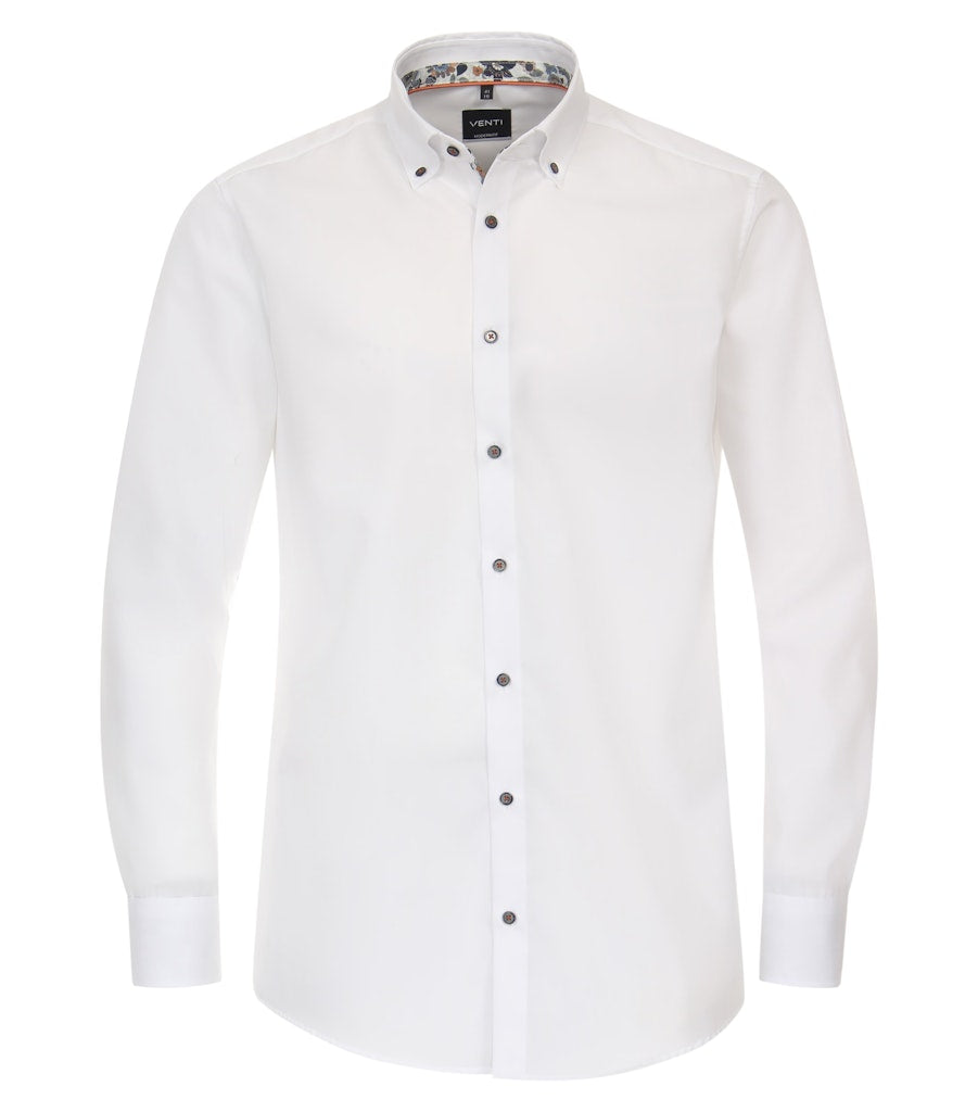 Casa Moda Herren Hemden lang  Weiss