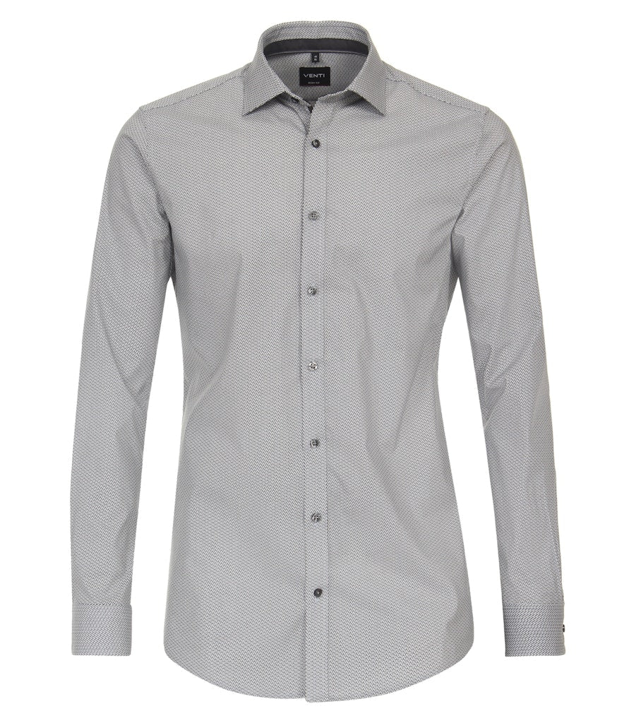 Casa Moda Herren Hemden lang  Schwarz