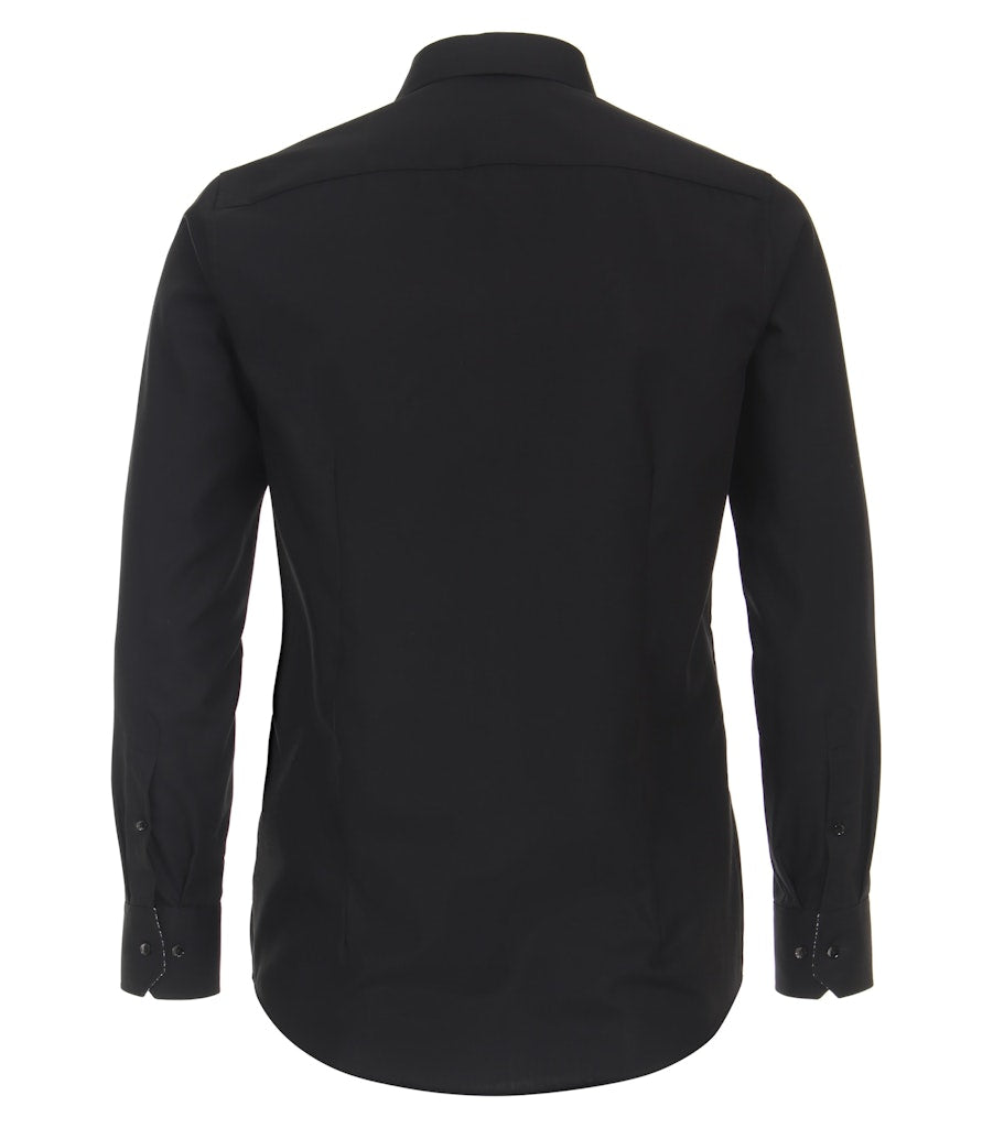 Casa Moda Herren Hemden lang  Schwarz