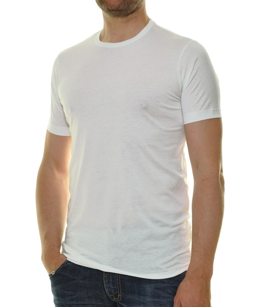 Ragman Herren T-Shirts kurz  Weiss