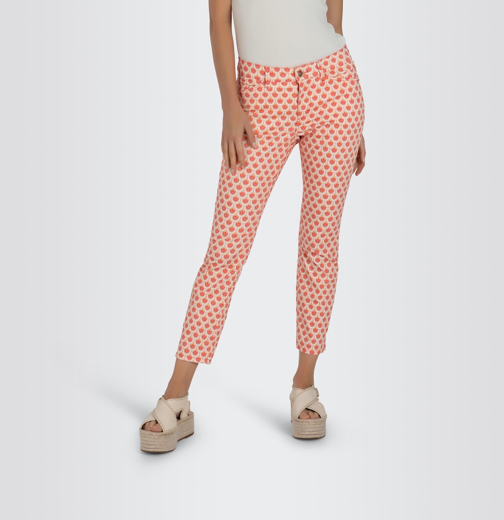 Mac Damen Jeans Papaya Orange F