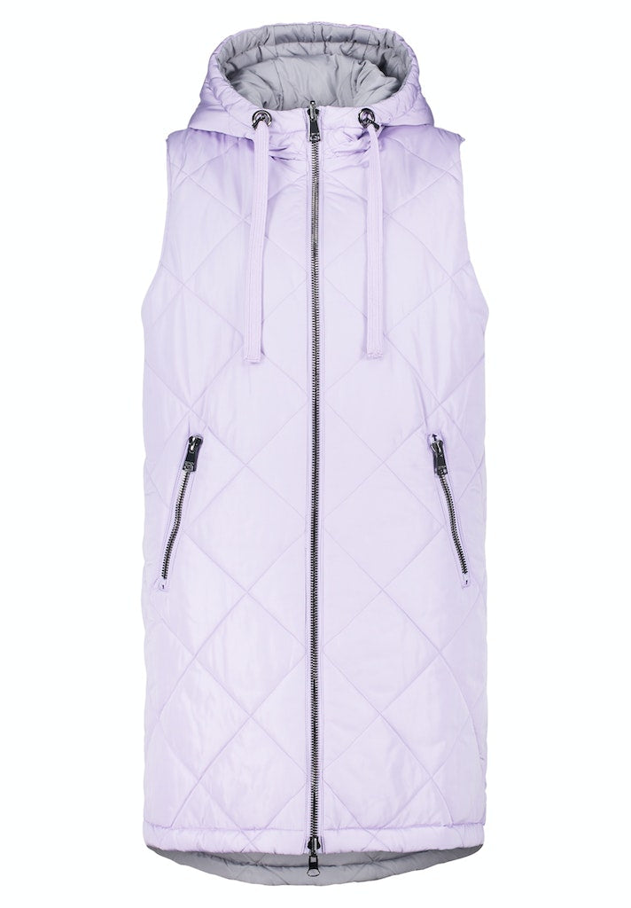 Cartoon Damen Outdoorwesten Lilac/Grey