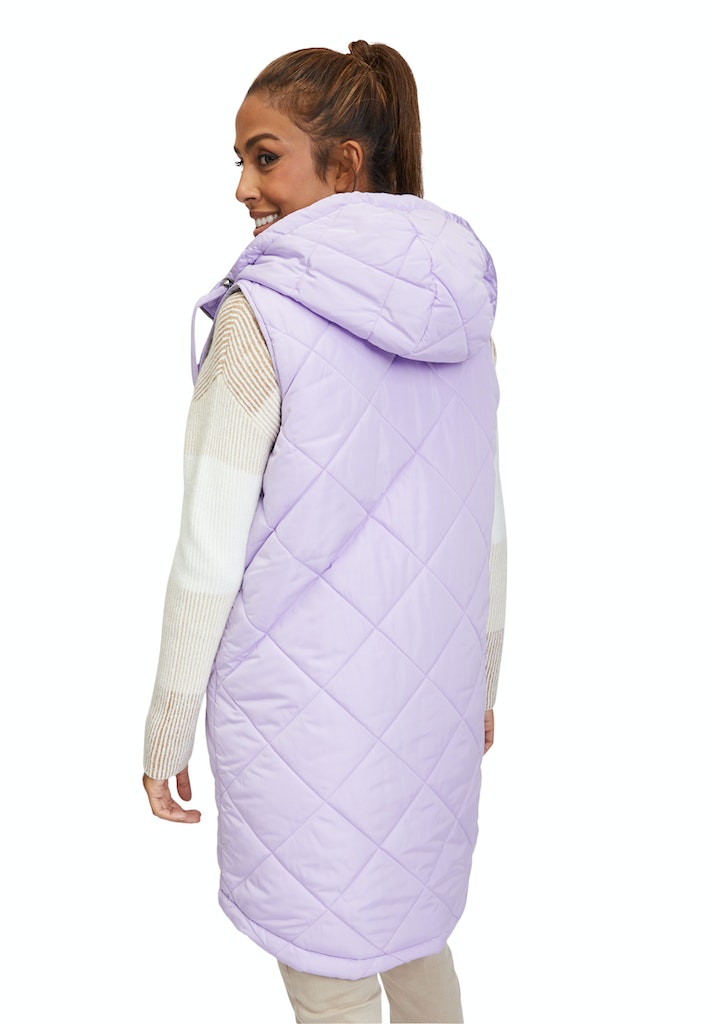 Cartoon Damen Outdoorwesten Lilac/Grey