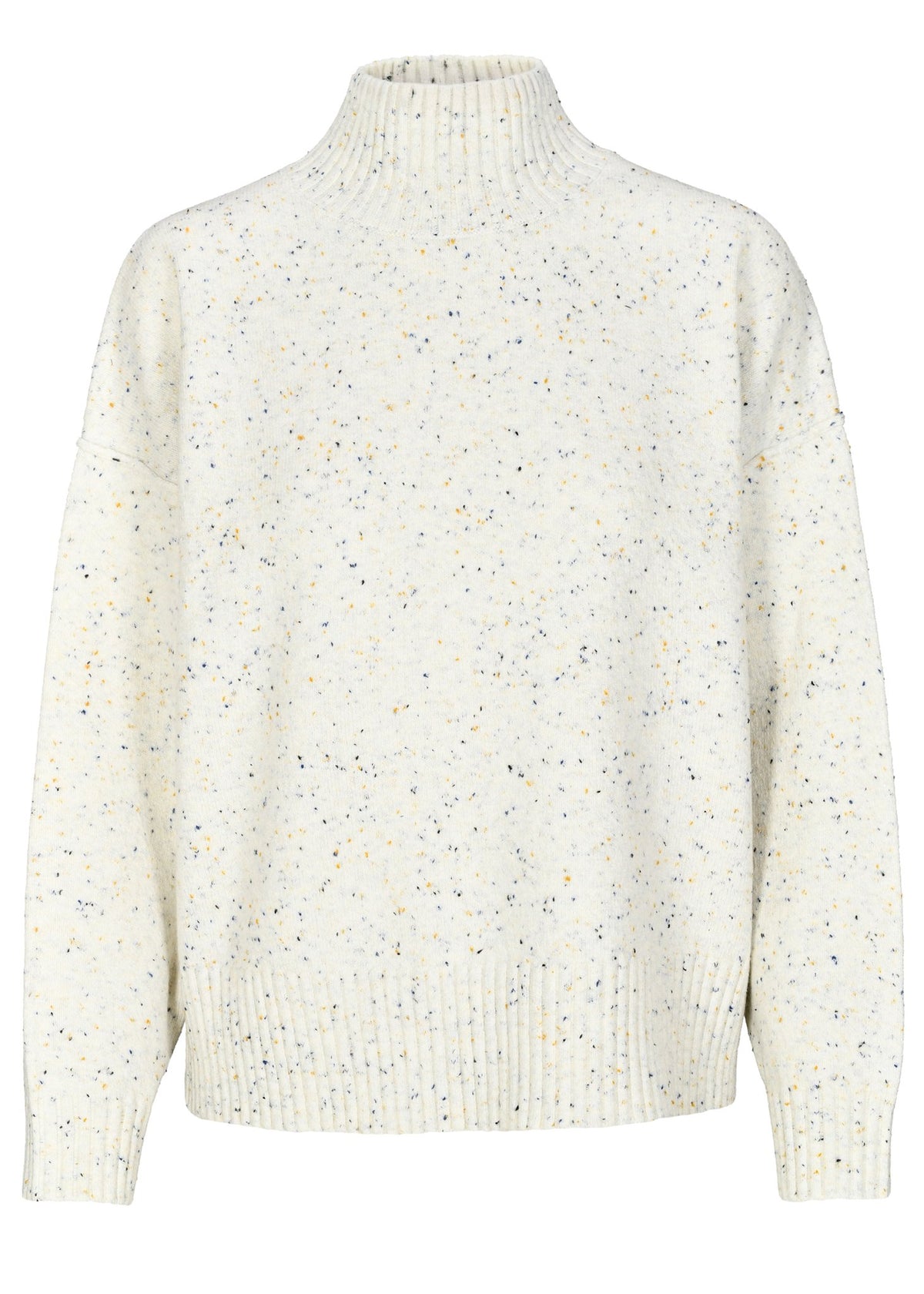 Fashion People Damen Pullover Warm White Mult