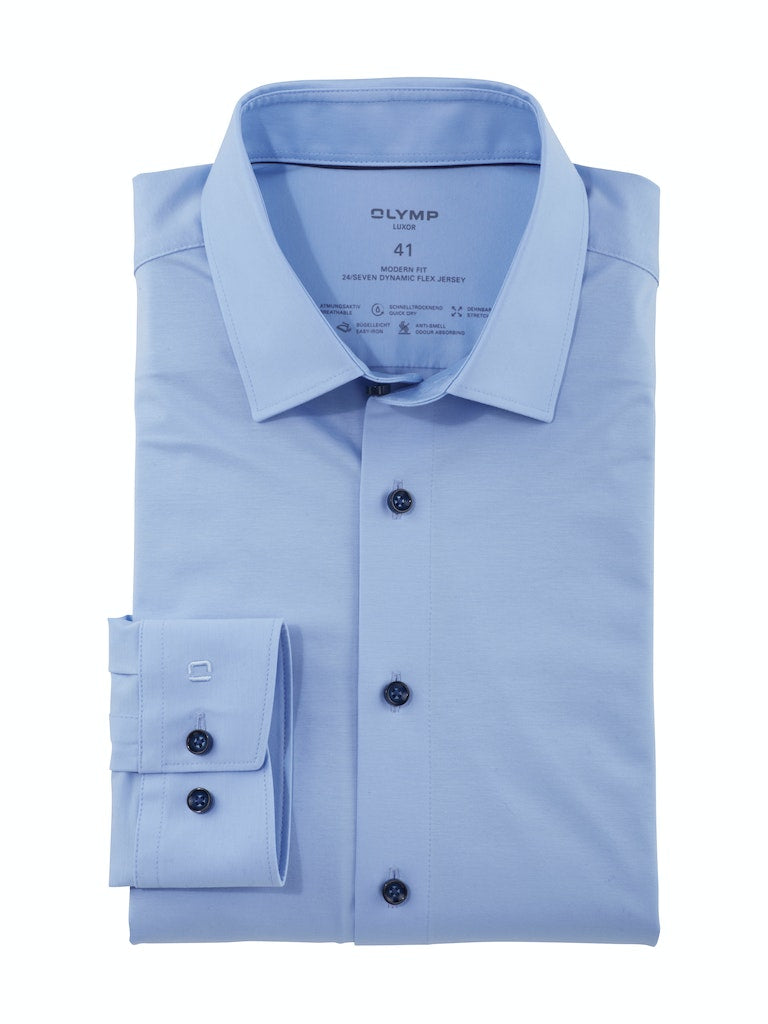 Olymp Herren Hemden lang  Hellblau