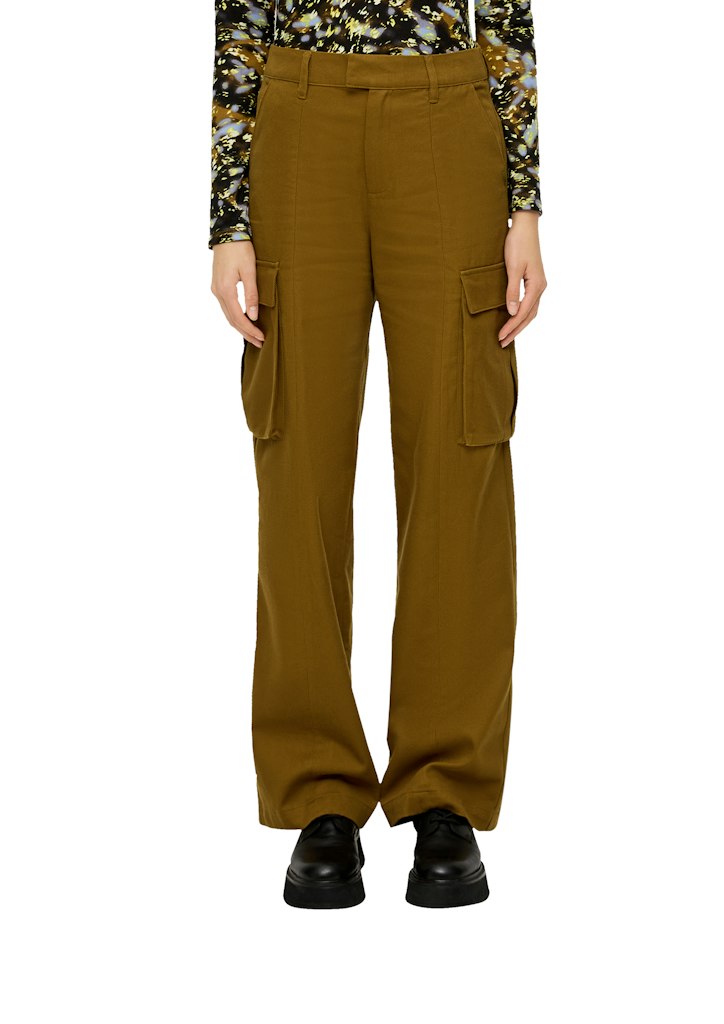 QS by S.Oliver Damen Hosen Green