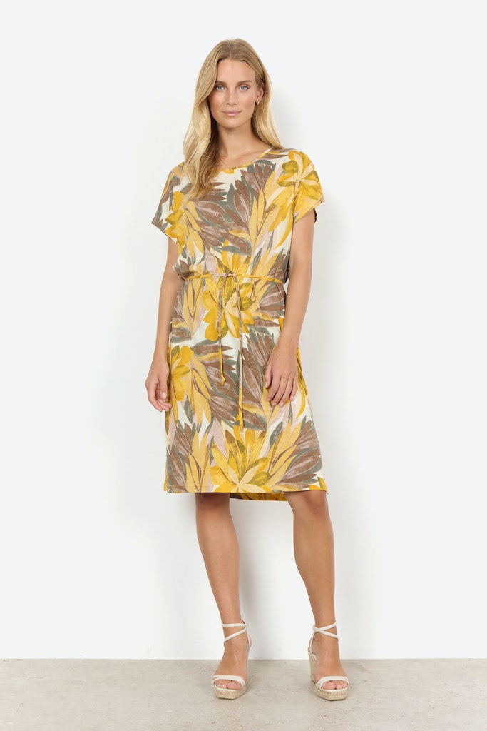 Soya Concept Damen Kleider Golden Yellow C