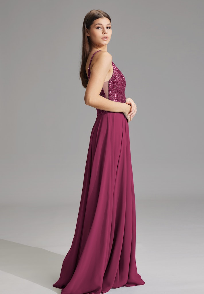 Swing Damen Kleider  Grape Wine