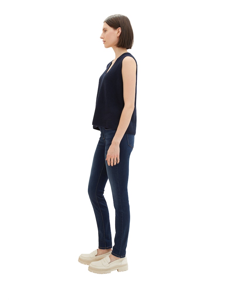 Tom Tailor Damen Jeans Dark Stone Wash
