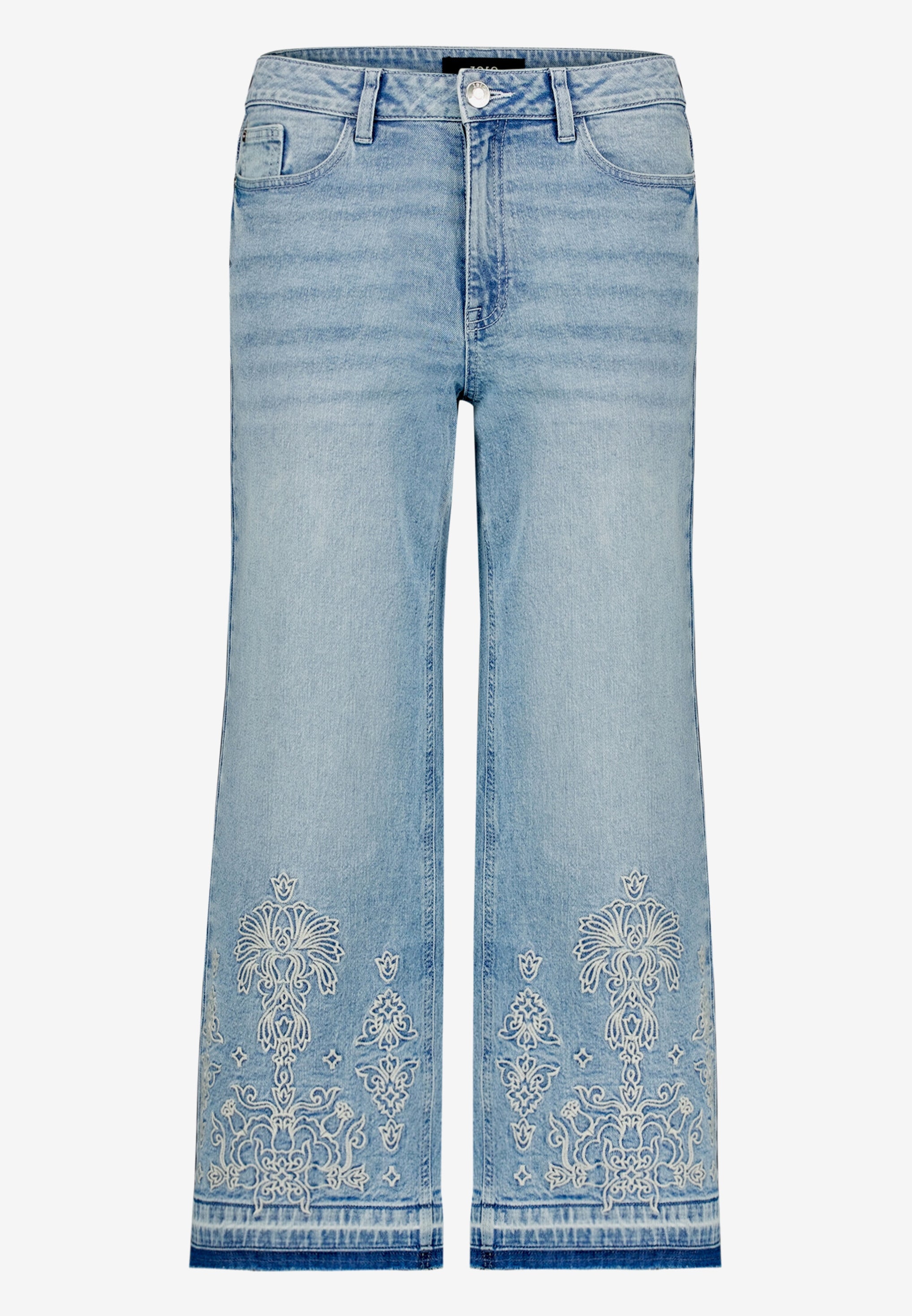 Zero Damen Jeans Light Blue Deni
