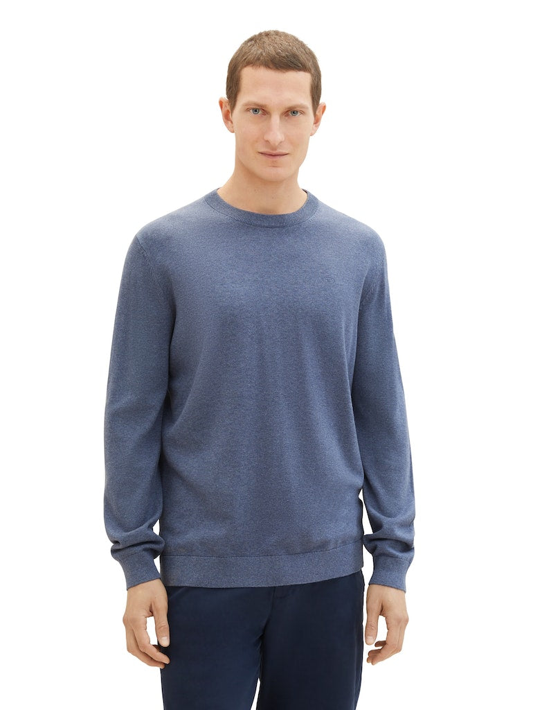 Tom Tailor Herren Pullover Vintage Indigo