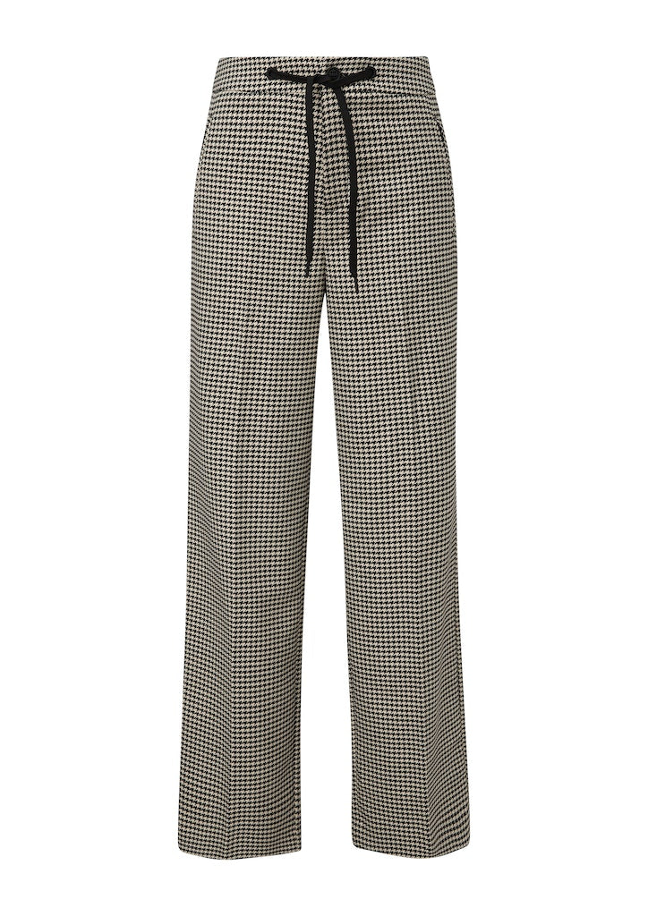 S. Oliver red Damen Hosen Grey/Black