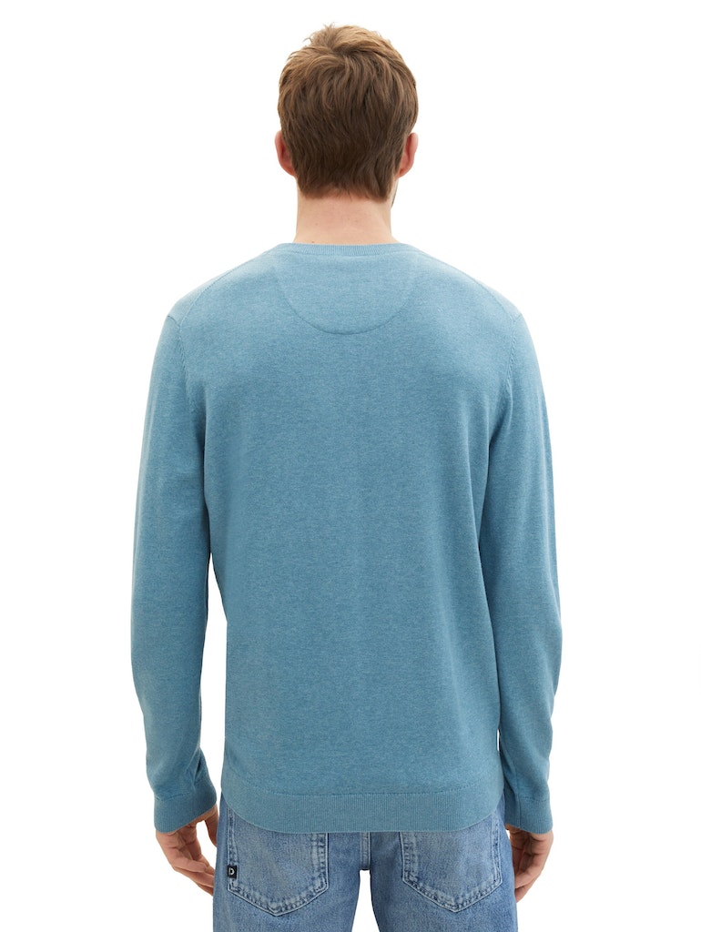 Tom Tailor Herren Pullover Blue Water Mela
